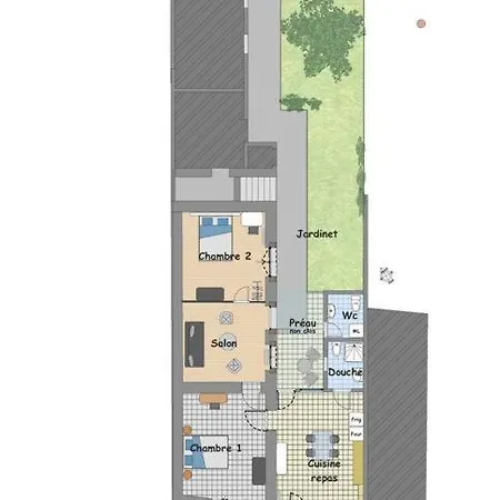 Petite Maison Et Son Jardinet Дом отдыха