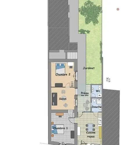 Petite Maison Et Son Jardinet Casa de Férias